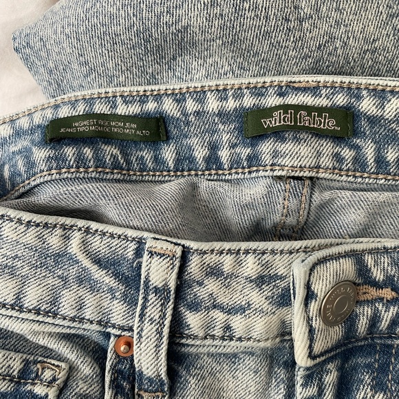 wild fable Highest Rise Mom Distressed Jean - Picture 2 of 6